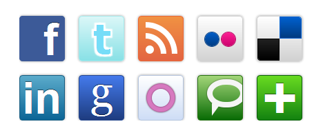 用css3制作sns网站图标