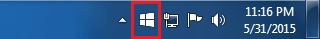 Windows 10升级提示图标